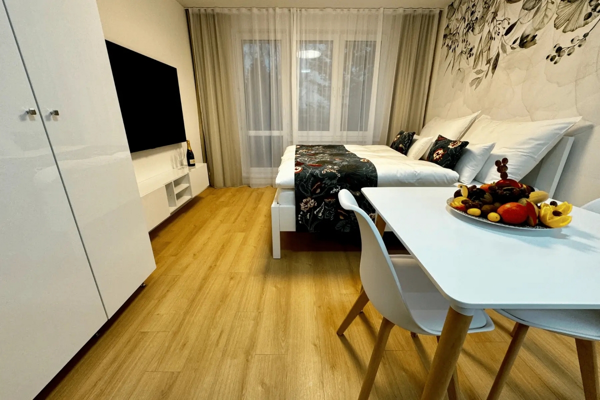 1 pokojový apartmán balkon