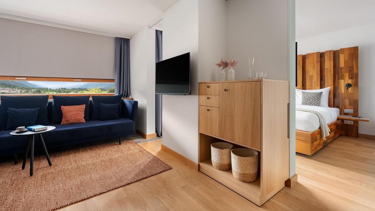 Junior Suite s výhledem na vesnici