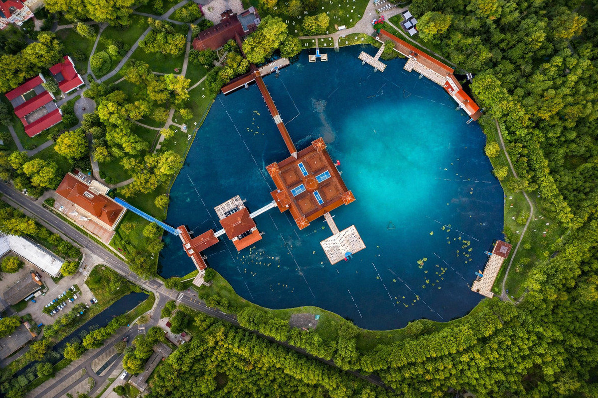 Biologické termální jezero Hévíz