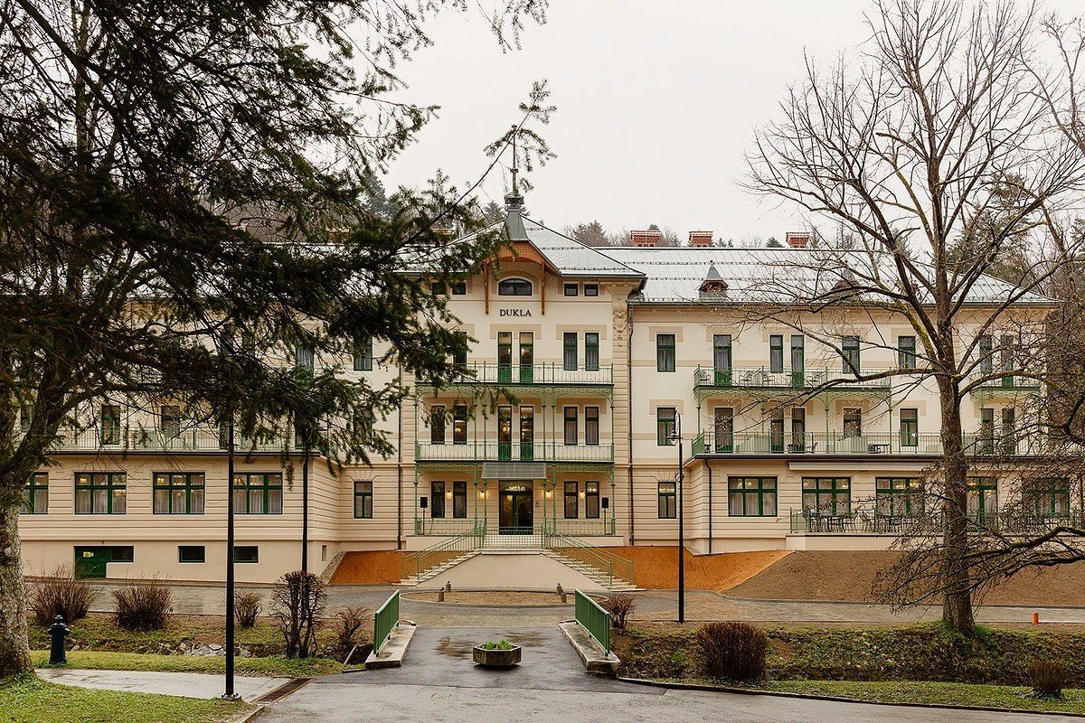 Obnova hotelu Dukla v Bardějovských lázních