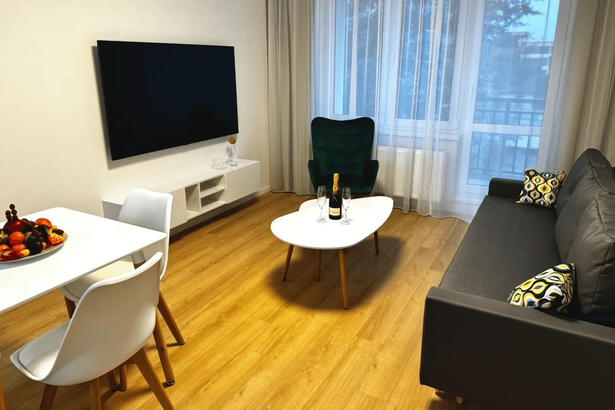 2 pokojový apartmán Balkón