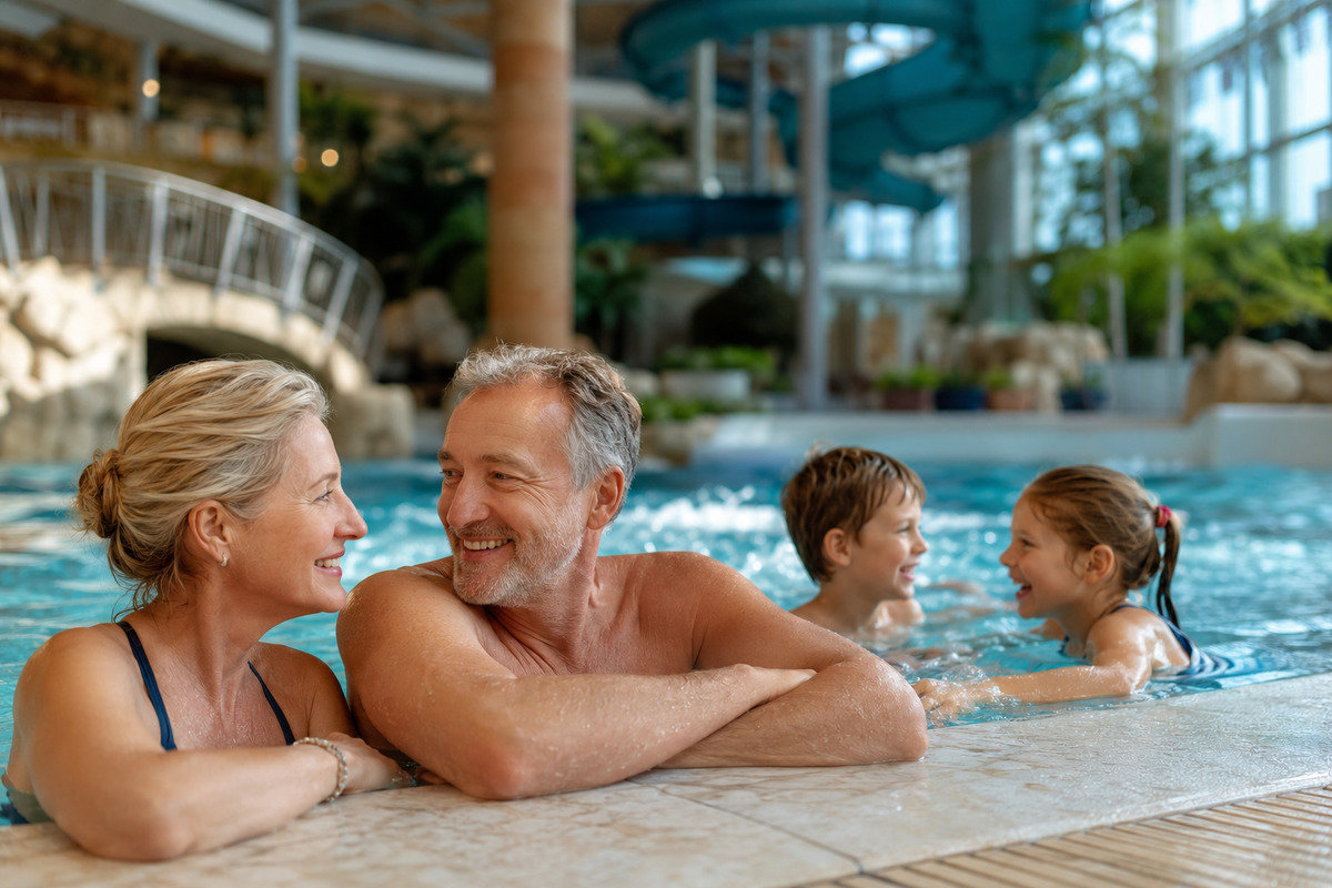 Aquapalace Praha: Noblesní relax s rodinou
